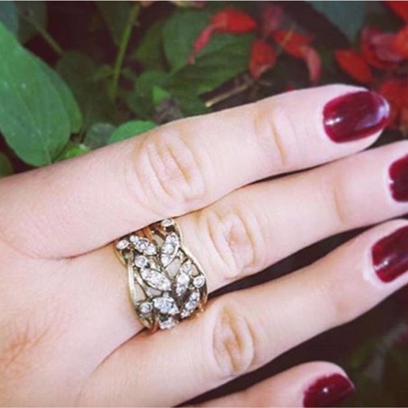 PREMIER Discontinued Gold Laurel Ring Size: 8 - Picture 3 of 3